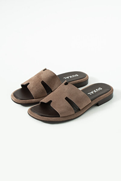 DUXAL SHOES Cordelia Women's Genuine Leather H-Band Slipper - Daily Stylish S...