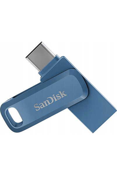 SanDisk Stick USB Flash Disk 128GB Ultra Dual Drive Go, USB-C 3.2, Modrá