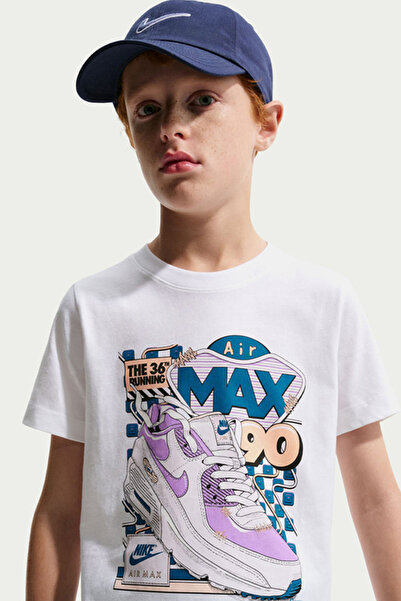 Nike Sportswear Air Max 90 Casual Style Short Sleeve Children's T-Shirt Ii044...