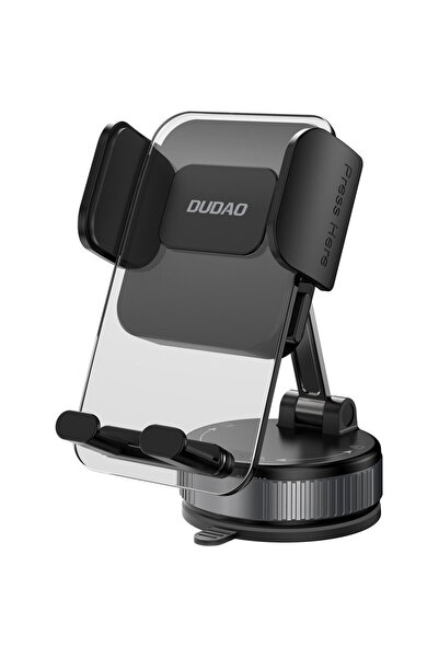DUDAO Suport auto telefon F24Plus, ventuza, bord, negru