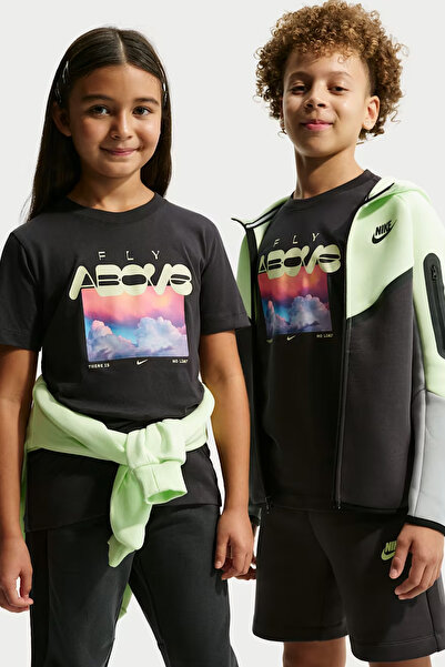Nike Sportswear Fly Above Young Children's Casual Style Short Sleeve T-Shirt ...