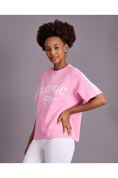 REDTAG Senior Girls Pink Printed T-shirt