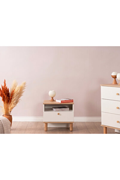 VOW HOME LIVING BOHEM BEYAZ KOMODİN