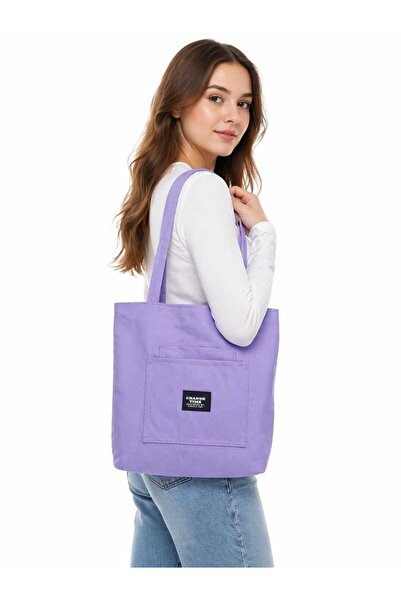 alcdesing Purple Large Beach Daily Large Multi-Purpose Shoulder Messenger Bag