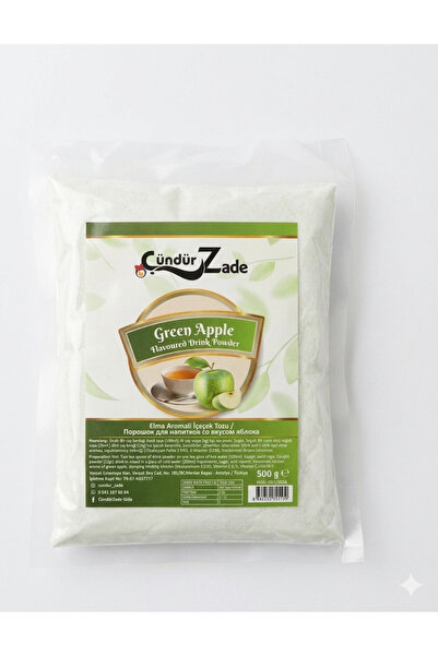 ÇÜNDÜRZADE Yeşil Elma Toz Çayı 300 gr | Doğal Aromalı Meyve Çayı | Sıcak & So...