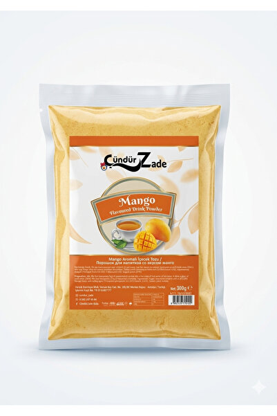 ÇÜNDÜRZADE Mango Toz Çayı 300 gr | Tropikal Aromalı Meyve Çayı | Doğal İçecek