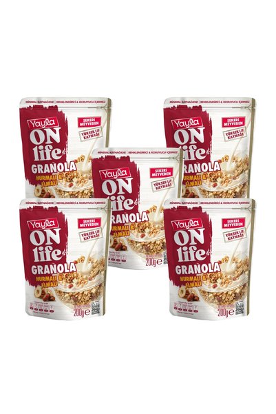 Yayla Onlife Granola with Dates and Apples 200 g X5