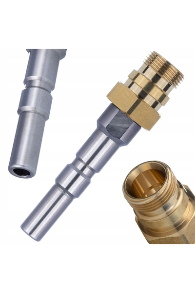 Rosfix Adaptor KEW D12 M22 Alamă/Oțel |   Compatibil cu Kranzle K2160/75/95