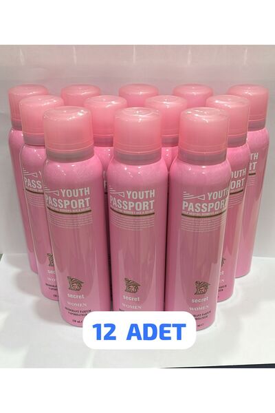 Youth Passport Passport Deo Secret 150 Ml 12 Adet