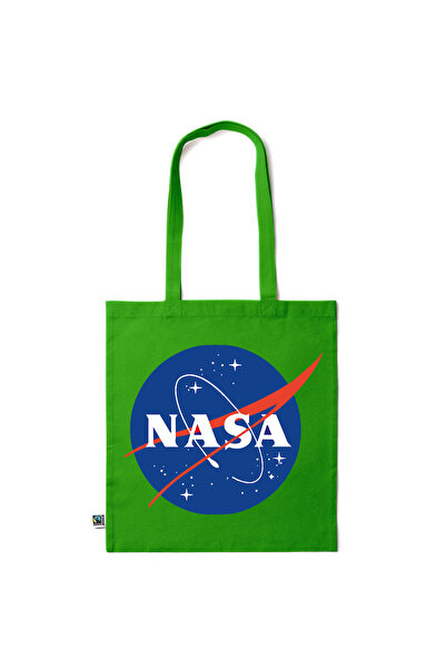 Intelli ® Sacosa bumbac -friendly pentru cumparaturi cu manere lungi, Nasa, 3...