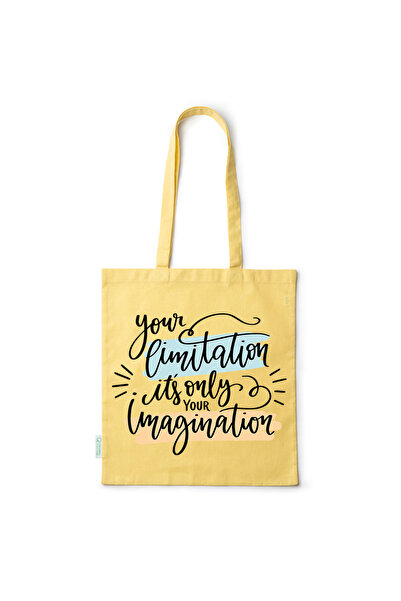 Intelli ®   Οικολογική βαμβακερή τσάντα αγορών με μακριά χερούλια, Φαντασία, ...