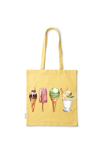 Intelli ®   Οικολογική βαμβακερή τσάντα αγορών με μακριά χερούλια, Επιλογή Πα...