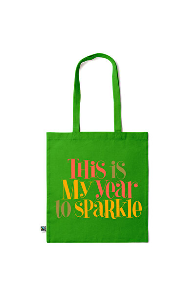 Intelli ®   Οικολογική βαμβακερή τσάντα αγορών με μακριά χερούλια, Το Έτος μο...