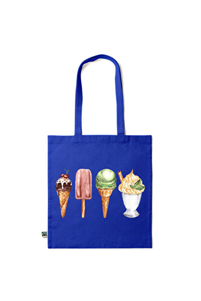 Intelli ®   Οικολογική βαμβακερή τσάντα αγορών με μακριά χερούλια, Επιλογή Πα...