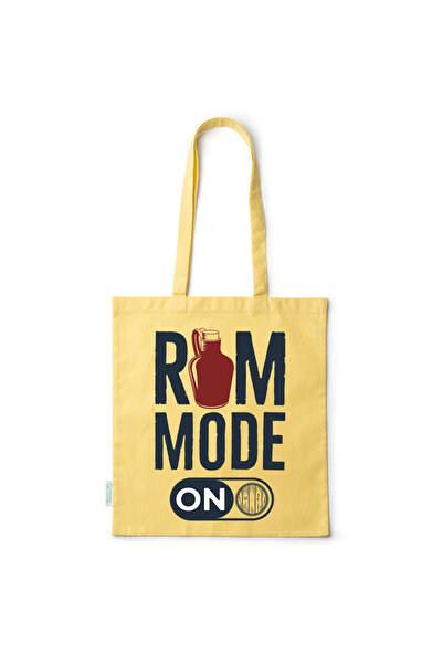 Intelli ® Eco-friendly Cotton shopping bag with long handles, Rum, 38×42cm