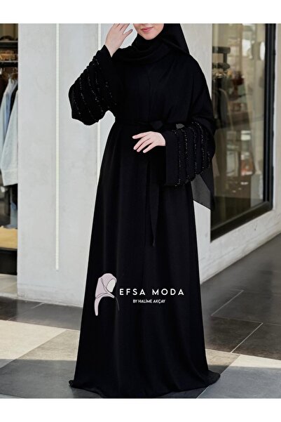EfsaModa Aura Siyah Abaya