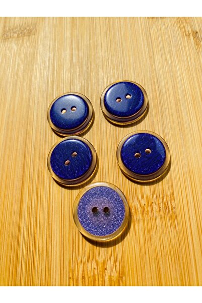Lorin hobi Bright Self-Circling Button 16mm 10 Pieces Purple