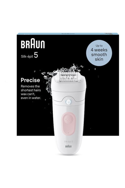 Braun Epilator 28 tweezers, Wet & Dry, 2 speeds, SmartLight, cordless, gentle...