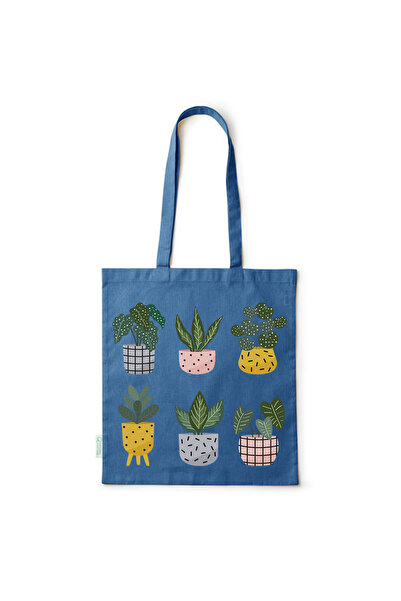 Intelli ® Eco-friendly Cotton shopping bag with long handles, Flowers Collect...
