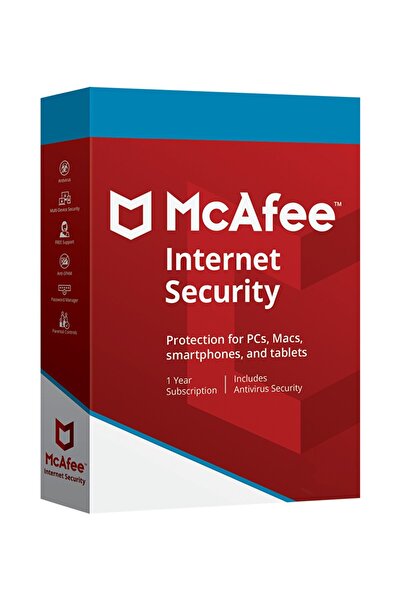 McAFEE Internet Security 1 PC 1 YIL Etkinleştirme Kodu