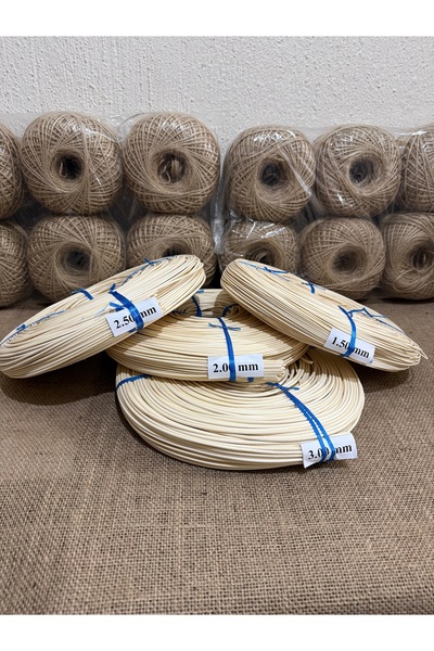 rattanrafyamarket 1. kalite 2mm Rattan Kor 500gr