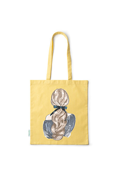 Intelli ®   Οικολογική βαμβακερή τσάντα αγορών με μακριά χερούλια, Όμορφα Μαλ...