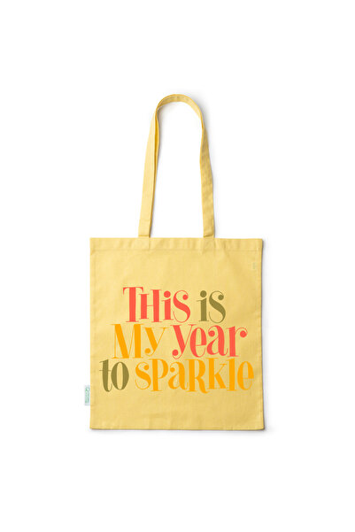 Intelli ®   Οικολογική βαμβακερή τσάντα αγορών με μακριά χερούλια, Το Έτος μο...