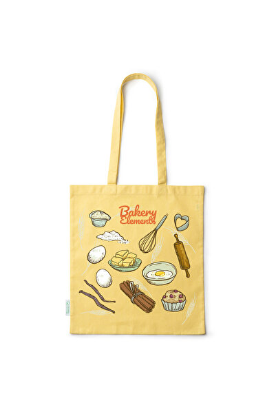 Intelli ®   Οικολογική βαμβακερή τσάντα αγορών με μακριά χερούλια, Αρτοποιείο...