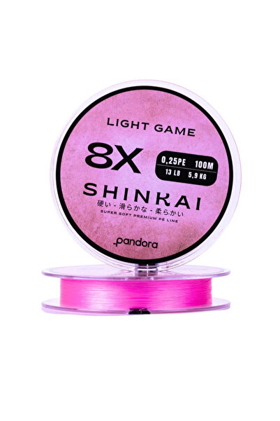 PANDORA BALIKÇILIK Pandora Shinkai Light Game İp Misina 0.25 PE 100MT