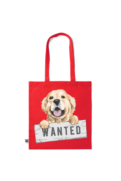 Intelli ® Sacosa bumbac -friendly pentru cumparaturi cu manere lungi, Wanted ...