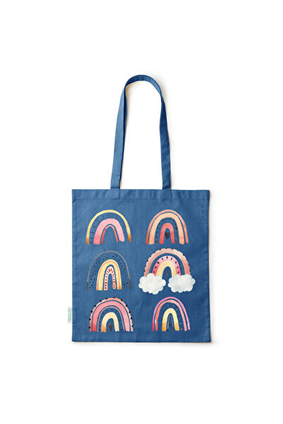 Intelli ®   Οικολογική βαμβακερή τσάντα αγορών με μακριά χερούλια, με σχέδιο ...