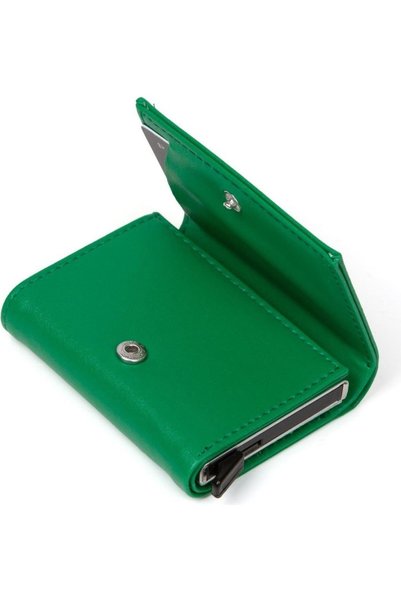 Eliza Women's Mechanical Card Holder and Wallet - Green