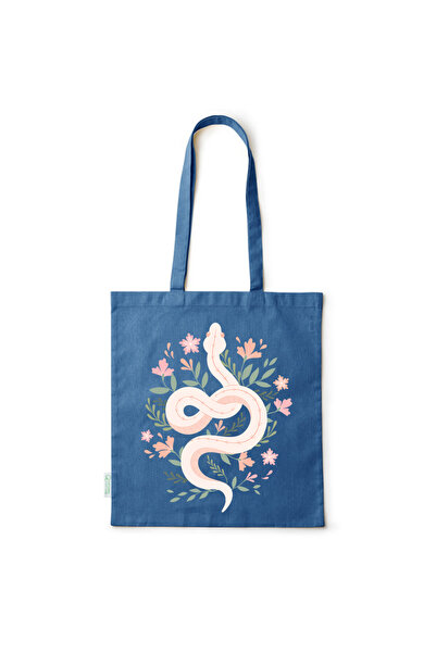 Intelli ®   Οικολογική βαμβακερή τσάντα αγορών με μακριά χερούλια, Συλλογή Λο...