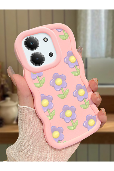 PATTERNOVA Xiaomi Redmi 15C 4G Uyumlu güzel çiçek desenli, dayanıklı koruyucu...
