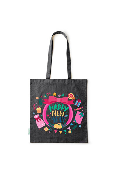 Intelli ®   Οικολογική βαμβακερή τσάντα αγορών με μακριά χερούλια, Καλή Πρωτο...