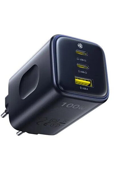 Baseus PicoGo AE11, 100W, 1 x USB, 2 x USB Type-C Negru