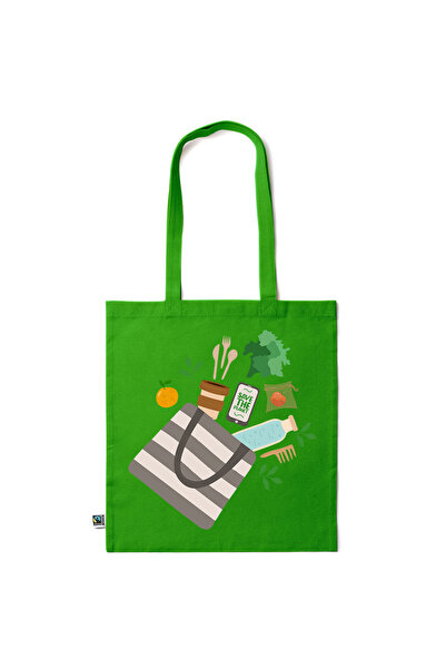 Intelli ®   Οικολογική βαμβακερή τσάντα αγορών με μακριά χερούλια, Lifestyle,...