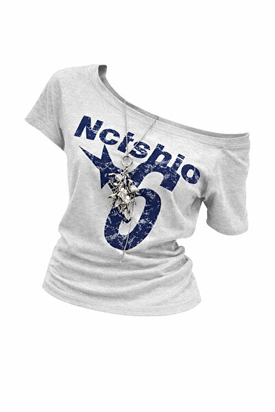 npLStore Λεπτομέρεια γιακά με καγιάκ με ώμους All Star No 6 εμπριμέ 100% βαμβ...