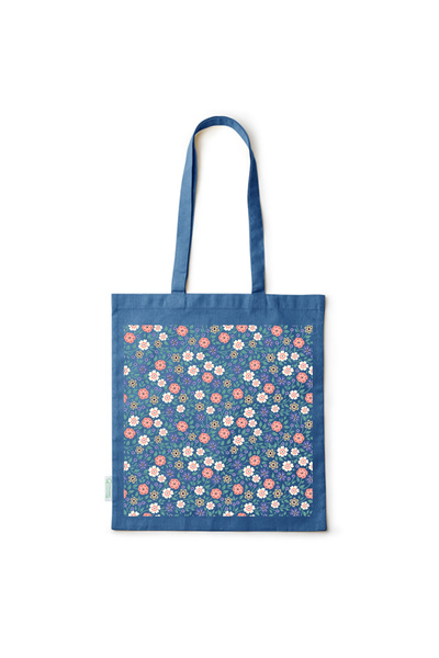 Intelli ®   Οικολογική βαμβακερή τσάντα αγορών με μακριά χερούλια, Συλλογή Λο...