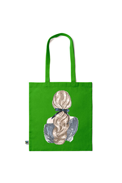 Intelli ®   Οικολογική βαμβακερή τσάντα αγορών με μακριά χερούλια, Όμορφα Μαλ...