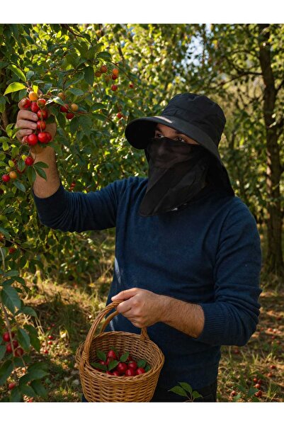 TABANÇORAPLARI Καπέλο πεζοπορίας, σαφάρι και ψαρέματος με προστασία προσώπου ...
