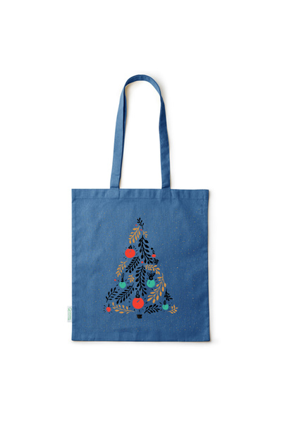 Intelli ® Sacosa bumbac -friendly pentru cumparaturi cu manere lungi, Merry C...