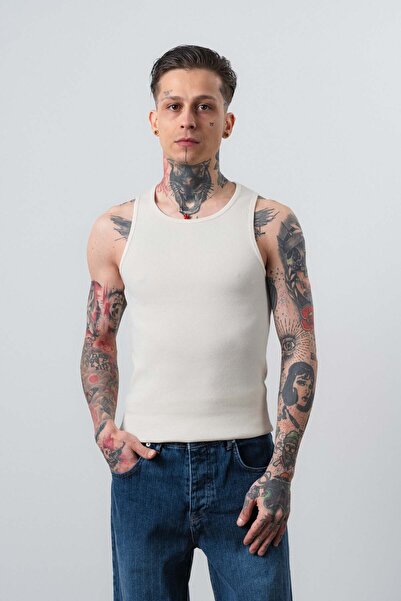 Respire Men's Tank Top Athlete Ecru