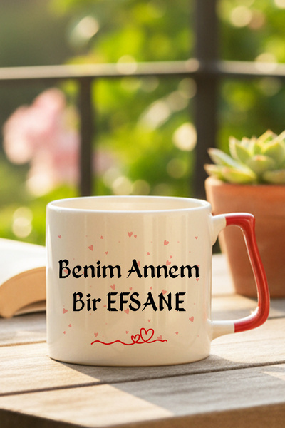 qoeuyl boutique Benim Annem Bir Efsane Baskılı Anneler Gününe Özel Hediyelik ...