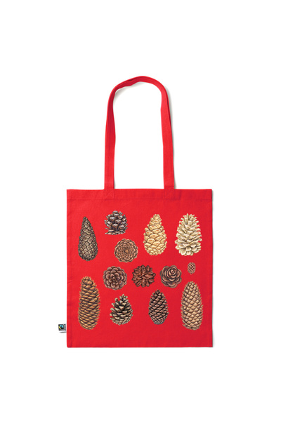 Intelli ®   Οικολογική βαμβακερή τσάντα αγορών με μακριά χερούλια, Κώνος, 38×...