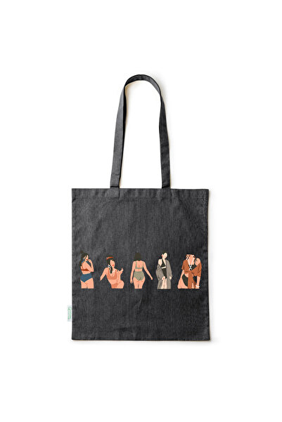 Intelli ® Eco-friendly Cotton shopping bag with long handles, Type Of Woman, ...