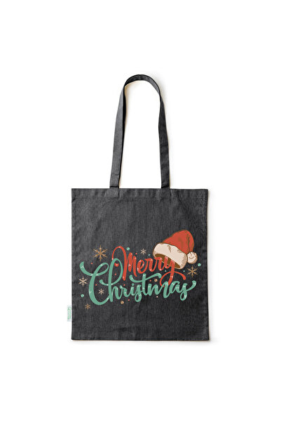 Intelli ®   Οικολογική βαμβακερή τσάντα αγορών με μακριά χερούλια, Καλά Χριστ...