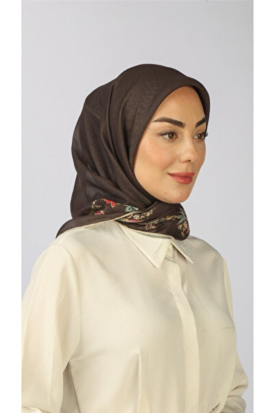locella Lo'cella Pamuklu Soft Eşarp 4556-14 Kahve