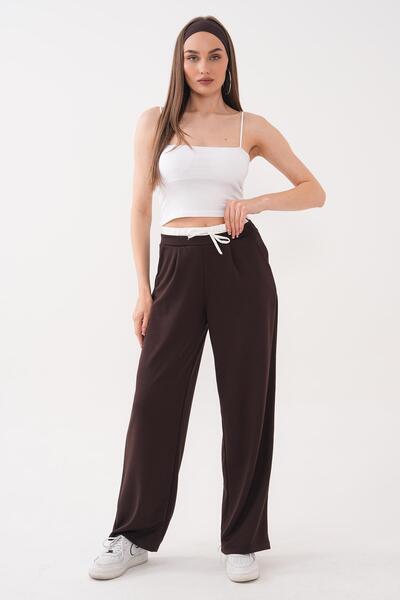 ŞİMAL Women's Double Belted Single Bottom Tracksuit 260440 -