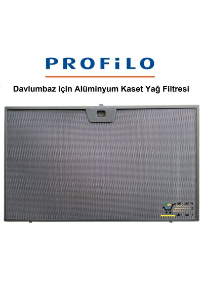 Profilo DVA460/02 Davlumbaz Filtre 1Adet Aspiratör Alüminyum Tel Kaset Süzgeç...